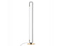 Schwarze LED-Stehlampe M74-C (32W, 3000K) mit Fußschalter von Mitea Lighting