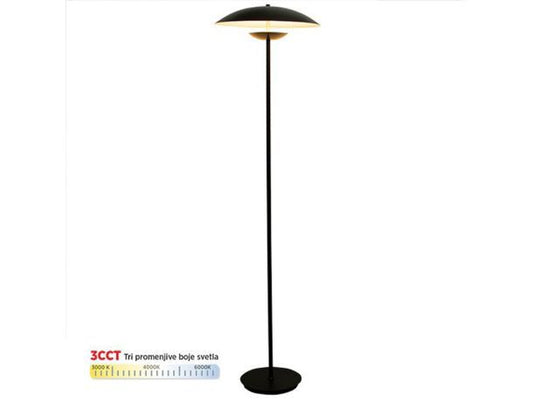 Schwarze LED-Stehlampe M79-C (3000K) von Mitea Lighting